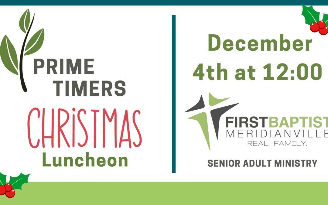 Prime Timers – Senior Adult Ministry