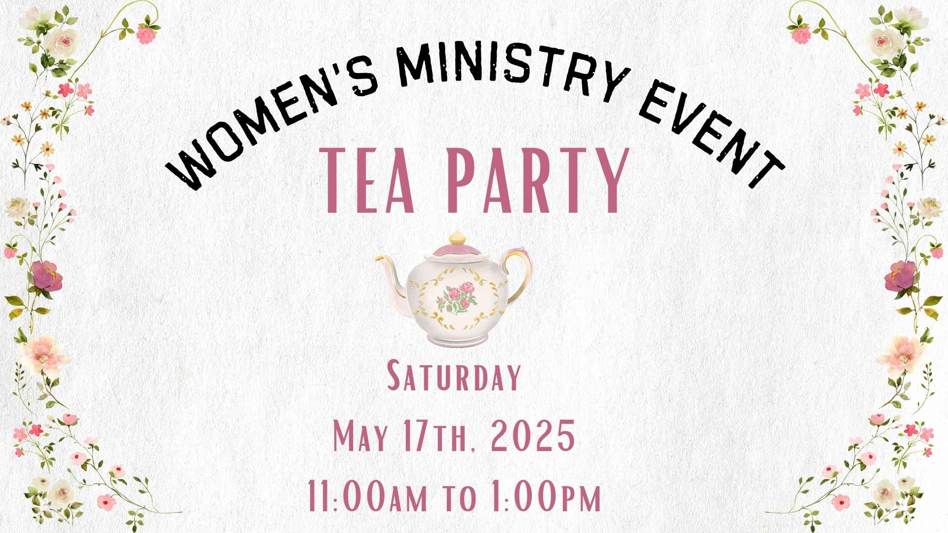 Women's Ministry Tea Party (1)