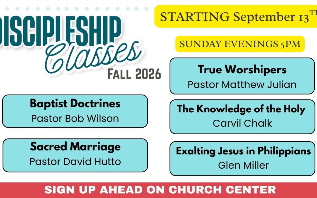 Discipleship Classes